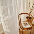 Blackout Shade Anti-gancho Herringbone Jacquard Curtain Sheer